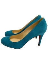 Christian Louboutin Pumps 37.5 Blue Suede Hzx57