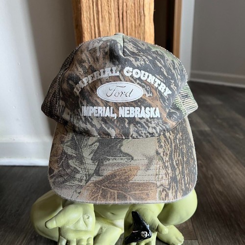 Vintage RealTree Xtra Forest Camouflage - Casquette à bouton-pression pour jeune (réglable pour les jeunes) - France