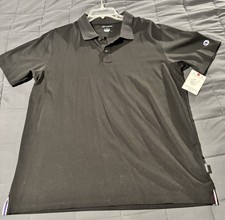 Champion Black Polo Shirt Large