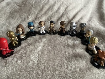 Star Wars 2017 Funko LLC Lucasfilm Ltd Sammlung 12 Wackelköpfe 7,5 cm hoch