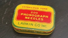 Gramófono Fonógrafo Victrola Máquina parlante Aguja Larkin de hojalata
