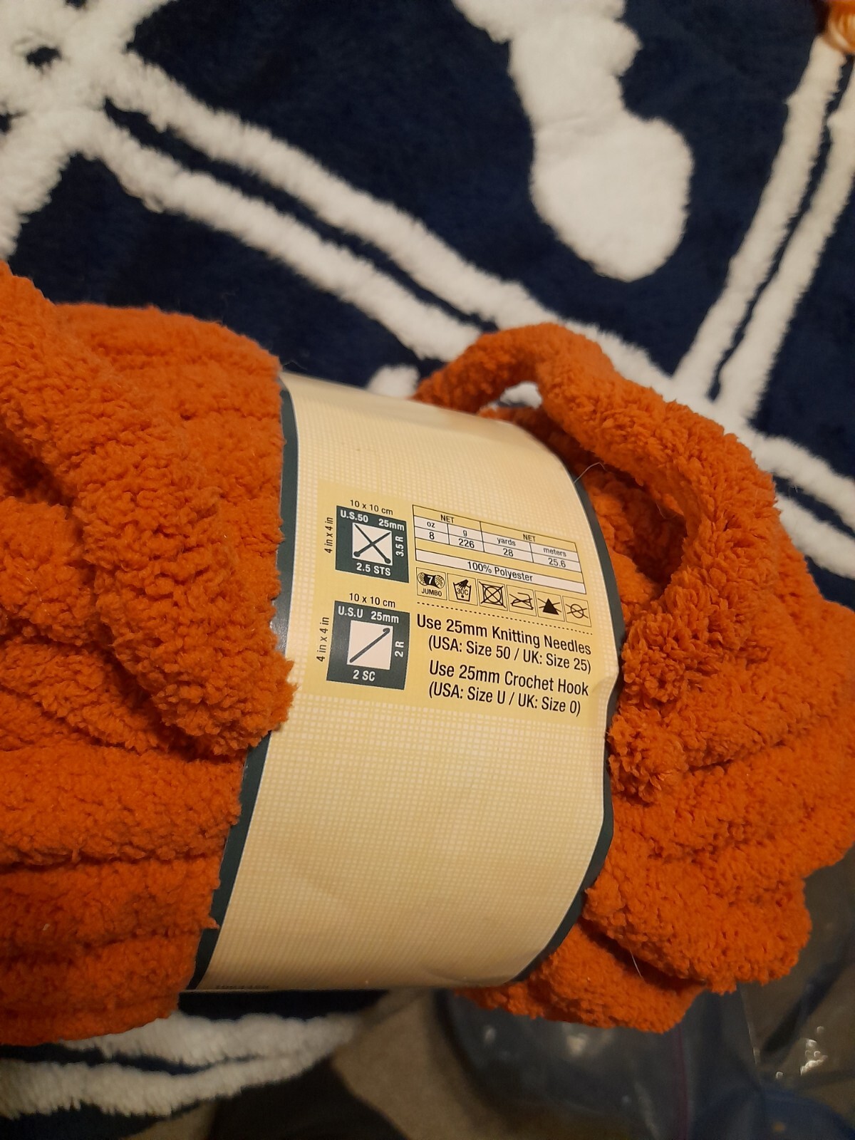 Yarn Bee Eternal Bliss Spiced Persimmon Jumbo Yarn 8oz 23yd eBay