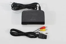 Nintendo 64 OEM Power AC Adapter & 3rd AV Cable N64 Japan Import WORKS in US