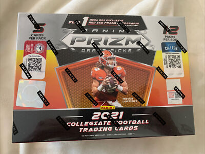 2021 PANINI PRIZM FOOTBALL FACTORY SEALED MEGA BOX- NFL DRAFT PICKS!  1 Auto !