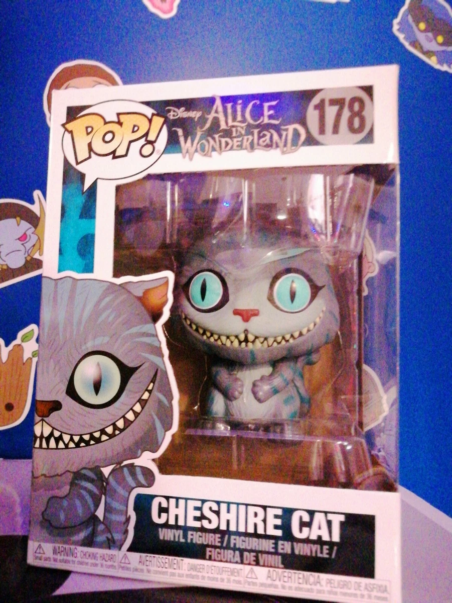 FUNKO POP CHESHIRE CAT 178 ALICE IN WONDERLAND FIGURE 9CM WIZARD DISNEY BOX