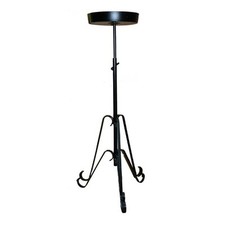 PEDESTAL STAND WEDDING FLOWER TELESCOPIC IN BLACK BRIDAL CHURCH FLORISTRY ST9710