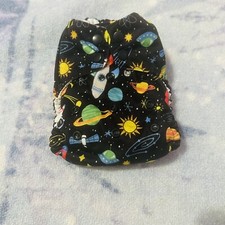 Thirsties Natural All-in-one NAIO Snap Cloth Diaper Astroland