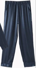 2nd+ Item FREE SHIP SILKPEACE Mens Silk Satin Pajama Lounge Pants 5 day Deliver