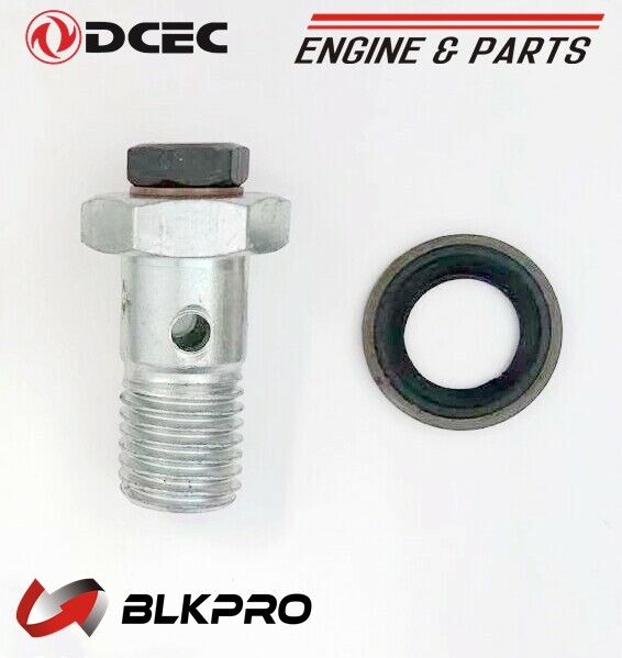 OEM DCEC Cummins Banjo Bolt Fuel Filter Joint Tube Connector For Dodge ...
