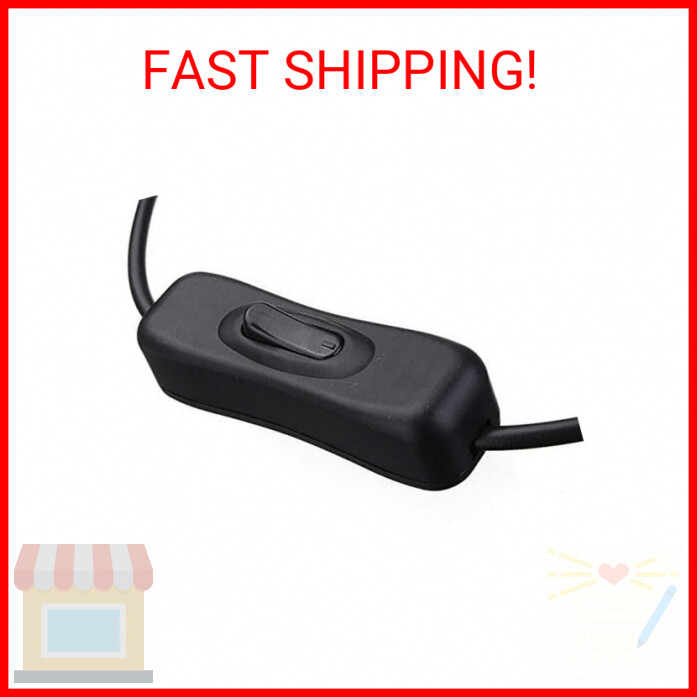 2pcs LED Strip Light Inline On/Off Switch Cable DC Jack (5.5x2.1mm ...