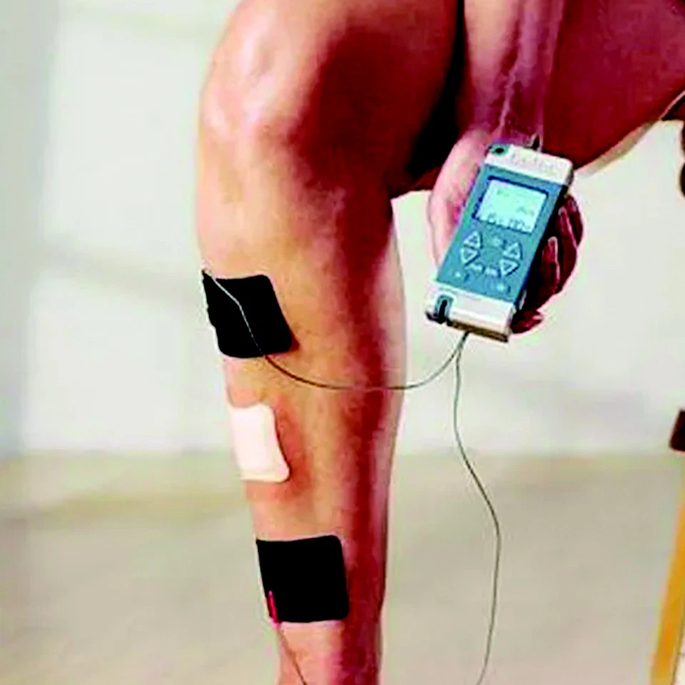 Cefar Professioneller BASIC 3-in-1-TENS-EMS-2-Kanal-Elektrostimulator Blau/Grau - Bild 4 von 4