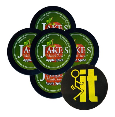 Jake's Mint Herbal Chew Apple 5 Cans & DC Crafts Can Cover