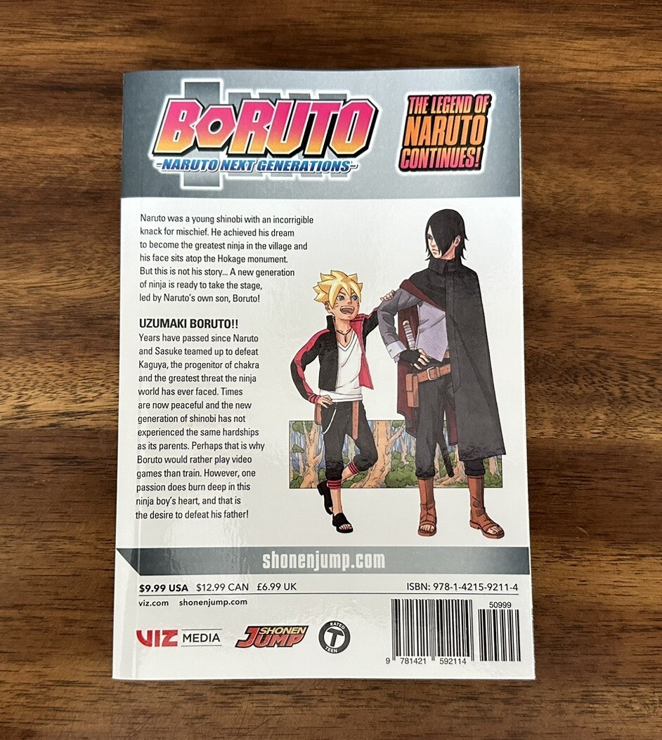 Beckett BGS 漫画鑑定 9.6 BORUTO Vol.1 初版 1st Boruto - Naruto the next Generation 1: Kishimoto, Masashi