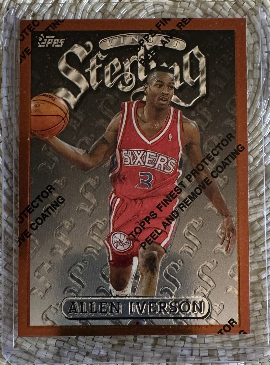 96-97 Topps Finest Sterling Allen Iverson Rc | eBay