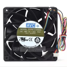AVC DYPA1238B8S P001 12038 DC48V 1.2A 12CM 4-Wire Speed Control Dual Ball Coolin