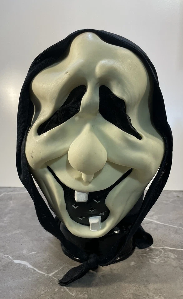 Rubies Frankenstein ?  Halloween Costume Mask With Black Hood Goofy Face - Image 3 of 4