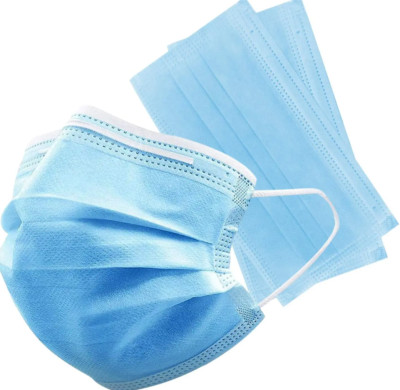 200 Disposable Face Masks   4 Boxes of 50   3-Ply Daily Protection New