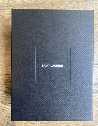 Brand New Saint Laurent Compact Zip Wallet Beige Calfskin Purse - Picture 8 of 10