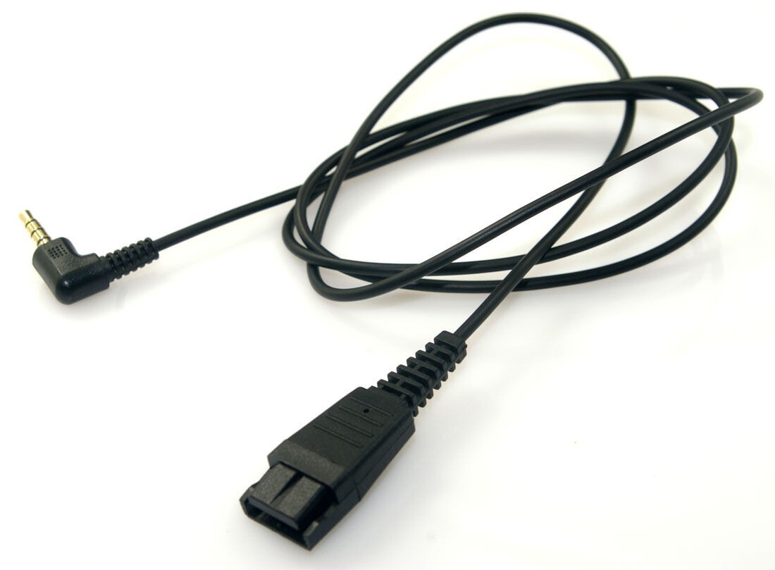 Jabra 8734-749 QD-to-3.5mm cable for Alcatel 8028, 8929, 8038, 8039, 8068, 8082