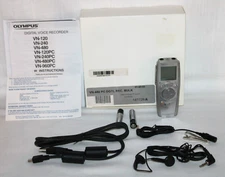 Olympus Digital Voice Recorder VN-480PC MINOR DEFECT W/ Accessories Tested #5