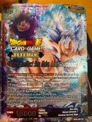dragon ball super card game instinct surpassed Perfected Ultra Instinct Son Goku, Transcendence (BT26-140) [Ultimate main image 0