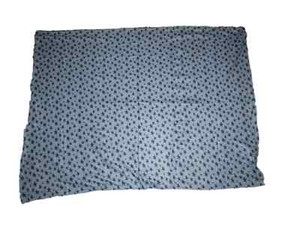 fleece throw light 50x60 polar blanket navy pattern star