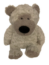 Melissa  Doug Plush Bear Greyson 16" White Swirly Curly Stuffed Animal