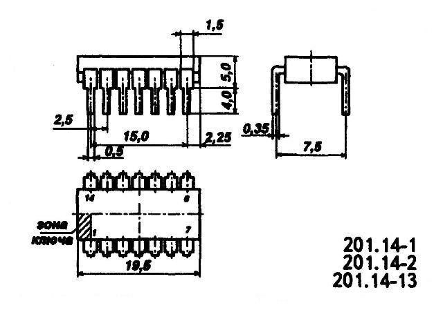 10 x K561LA7 ICs Russian Clone of CD4011 CD4011A RARE USSR K561 FREE ...