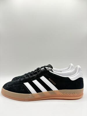 Adidas Men's Gazelle Indoor Sizes Black White Gum |H06259