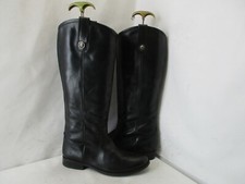 FRYE Black Leather Knee High Riding Boots Womens Size 6.5 B Style 77167
