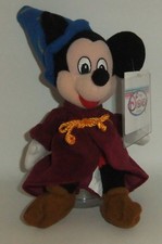 THE DISNEY STORE SORCERER MICKEY MINI BEAN BAG PLUSH TOY - WITH TAG
