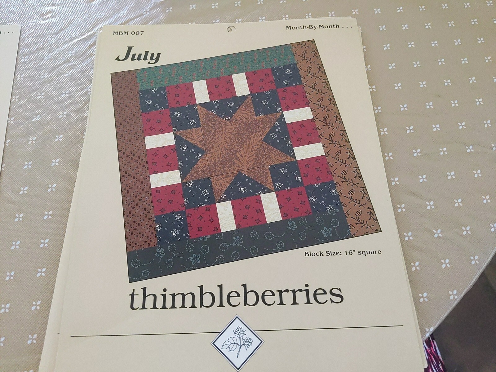 Thimbleberries Complete Set Of Month By Month Quilt Block Patterns eBay