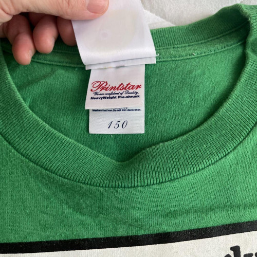 Very rare, beautiful LEMONed hide Doohickie green T-shirt