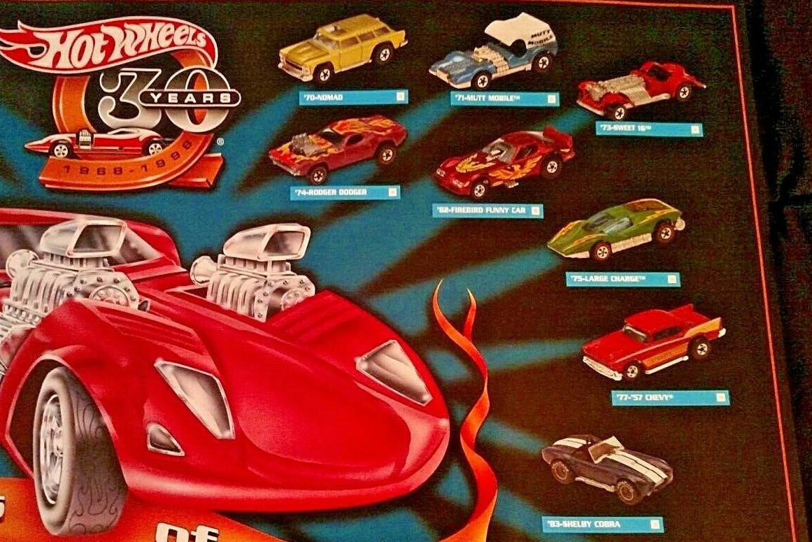 HOT WHEELS 30 YEARS OF COOL (1968-1998) TARGET 30TH ANNIVERSARY 18