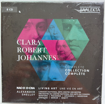 Clara Robert Johannes Complete Collection Living Art 8 CDs New Sealed