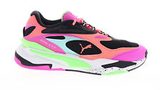 Puma RS-Fast 37540304 Womens Pink Black Synthetic Lifestyle Sneakers Shoes