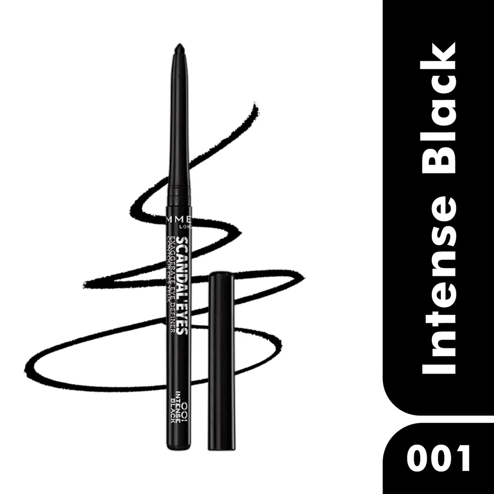 24-Hour Waterproof Eyeliner Pencil in Intense Black - ScandalEyes Collection - Image 4 of 4