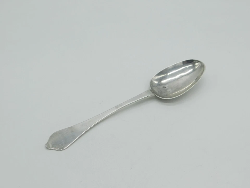 Cuchara nariz perro plata William III Britannia antigua 1697 Londres Abraham Hinde Foto 3 de 4