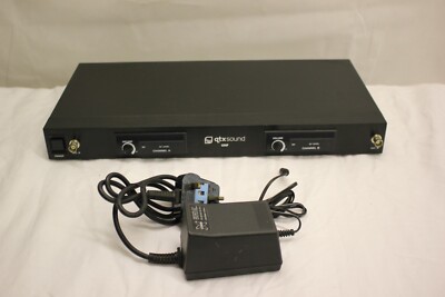 QTX SOUND MICROPHONE SYSTEM 171.325UK 863.3MHz 864.3MHz UHF 2 CHANNEL WIRELESS