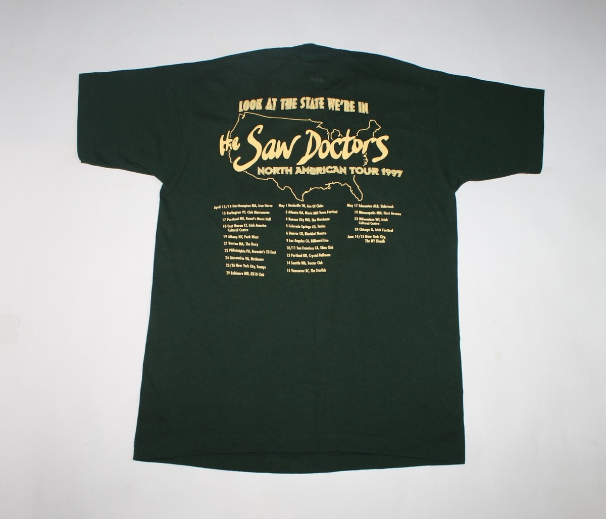 Vntg 90s The Saw Doctors Shirt All the Way from Tuam North