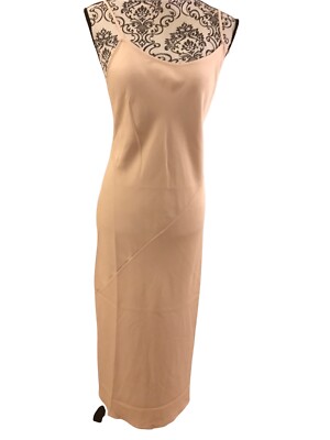 THAKOON Beige Maxi Low Back Slip Dress Size 6 Minimalistic Simplicity | eBay
