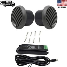 3" inch Marine Bluetooth Speakers Boat Motorcycle Hot tub Stereo with Max Pow...