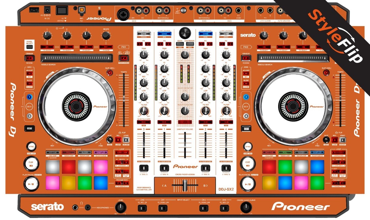 Pioneer DDJ-SX2 Skin | 7 Neutral Color Blocking | Protective Decal