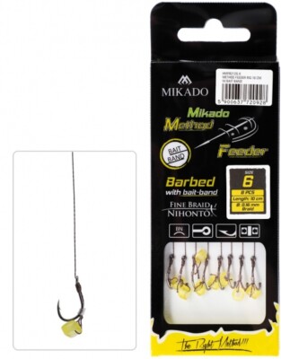 Mikado Method Feeder Rig - Gr .12 - 0.12mm/10cm - 8 Stck.