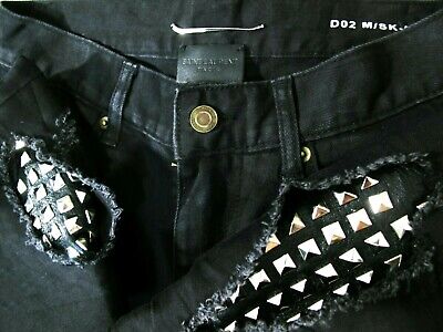 HOT Men SAINT LAURENT D02 M/SK-LW SKINNY STUDDED DISTRESS HOT Men SAINT LAURENT D02 M/SK-LW SKINNY STUDDED DISTRESS