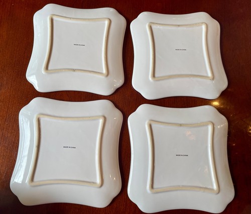 Vintage Owl Plates Autumn Fall 1990's Luncheon Dessert 4 - Picture 5 of 5