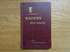 Rolls Royce Silver Cloud III (3) Owners Handbook Manual