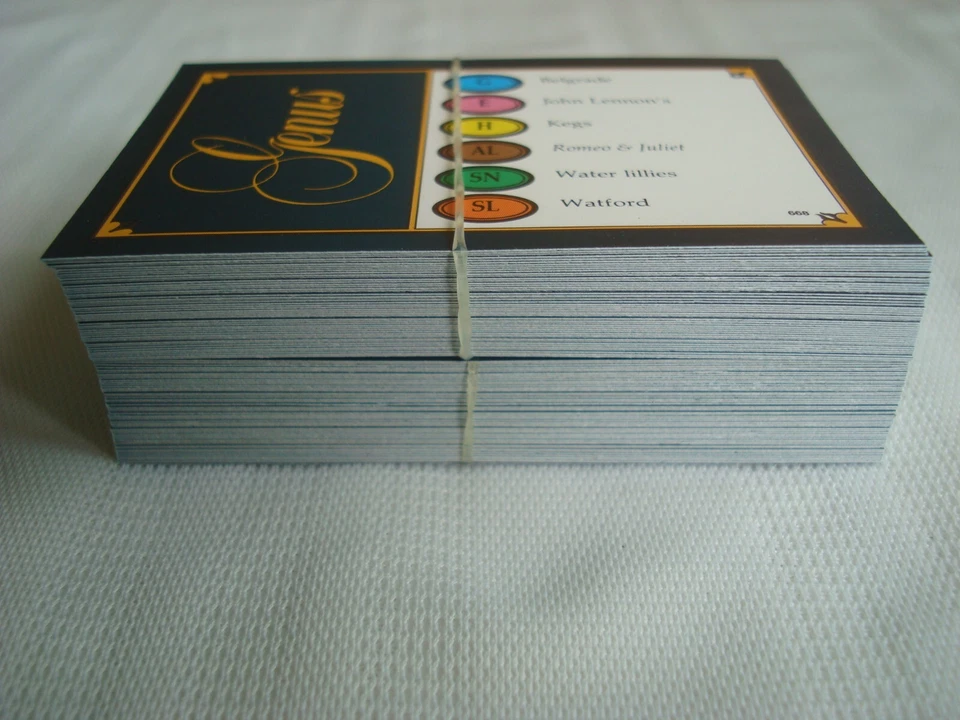 Trivial Pursuit Genus III Edition 100 Cards 600 Questions Trivia Game 1992 - Image 2 of 2