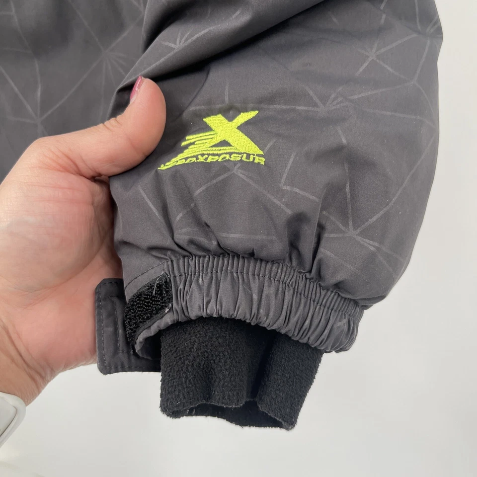 ZeroXPosur Black with Lime Green Trim Winter Coat Boy’s XL 14-16 - Image 3 of 4