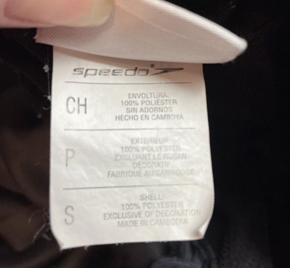 Vintage UW Wyoming Cowboys Athletic Sweatpants Womens S Black Low Rise Speedo - Image 4 of 4